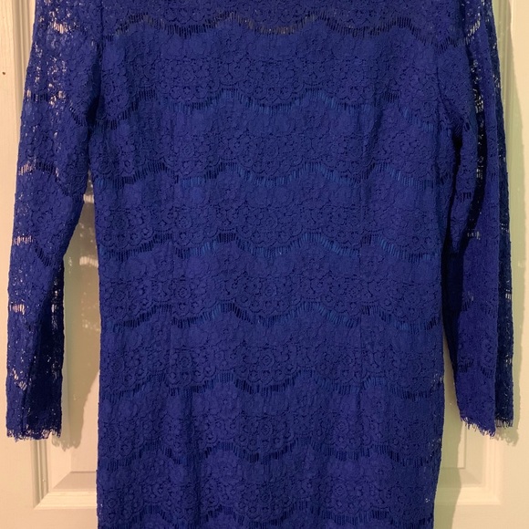 Blue Laced Dress - Picture 4 of 5